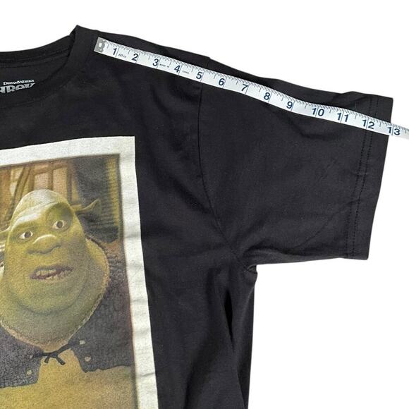 DreamWorks SHREK Black Size Medium 100% Cotton Soft Black T-Shirts NWOT Casual - Picture 8 of 9